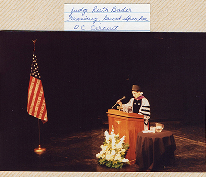 Justice Ginsburg's remarks for George Mason Law School Graduation on