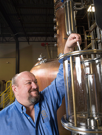 Bill Karlson a software engineering alum and part owner of KO Distilleries