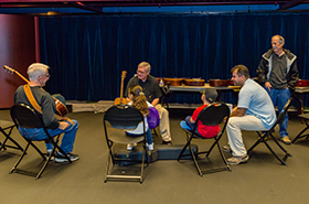 Guitar workshop with the Veterans and the Arts