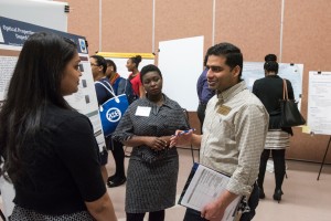 Students participate in the Louis Stokes Alliances for Minority Participation Symposium (LSAMP) at the Fairfax Campus.