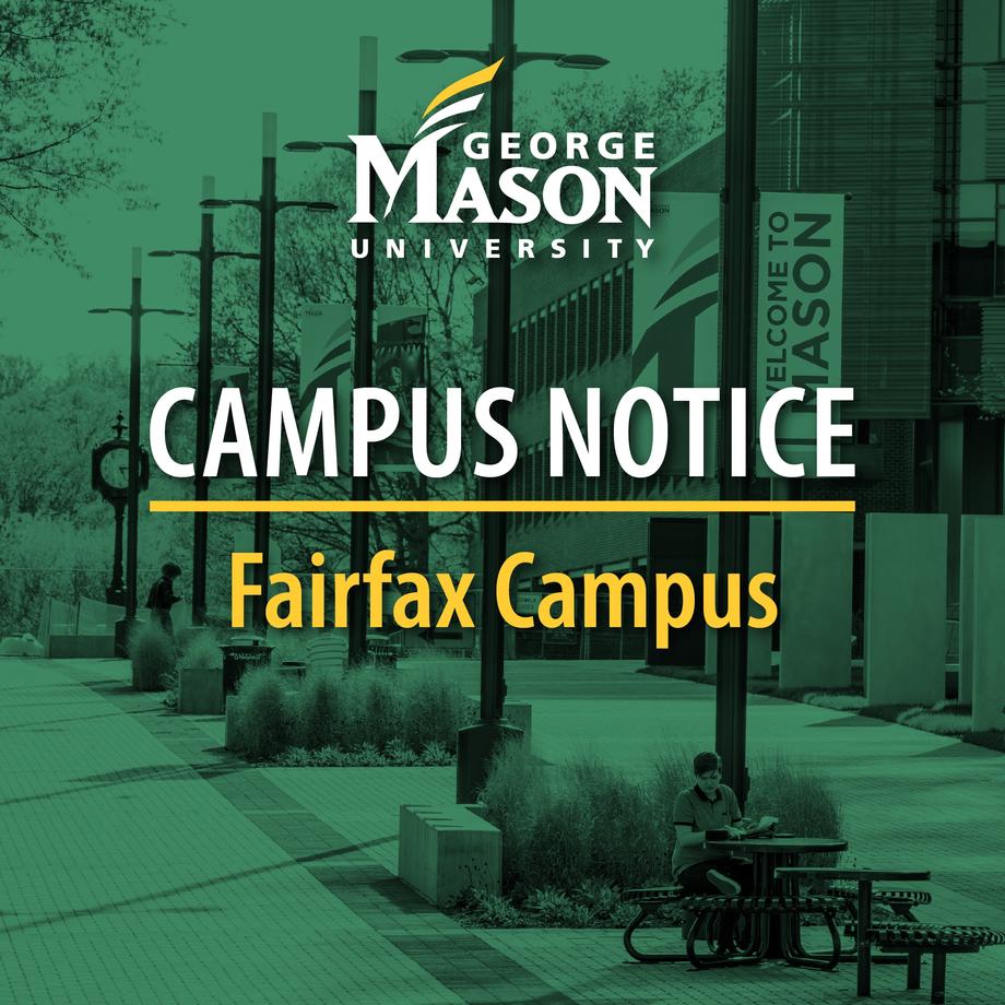 Fairfax Campus Notice: Parking Lot Paving and Closures | George Mason ...