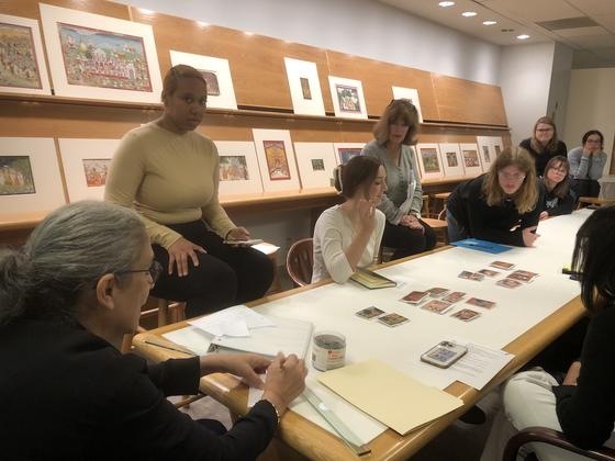 art history class at the National Museum of Asian Art