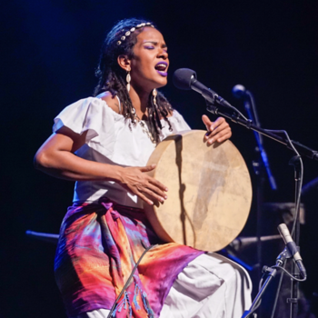 Small Island Big Song performs at the Center on April 20.