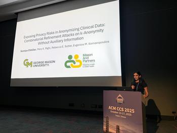 Somiya Chhillar speaking at the ACCESS Academy